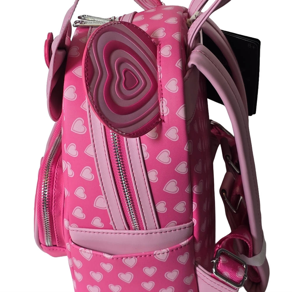 Loungefly Disney Mickey & Minnie Heart Mini Backpack BoxLunch Exclusive NWT - Picture 3 of 8